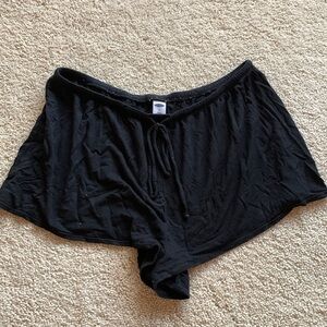 Short black pajama shorts lounge Old Navy with adjustable waist super stretchy